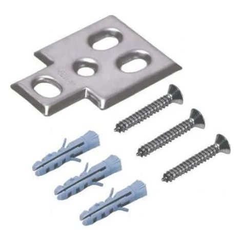 placa de cierre fapim 373600 acero inoxidable 6,9x4,7 cm