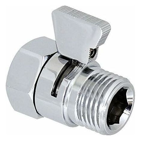 Pièces détachées universelles pour robinet d'arrêt universel à piston en laiton pour douche/douchette/bidet - Contrôle du débit