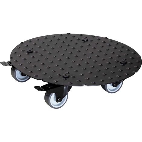 Pflanzenroller 'Alaska', Tragkraft 150 kg, anthrazit, Alu, 7 x 30 x 30 cm (1/5)