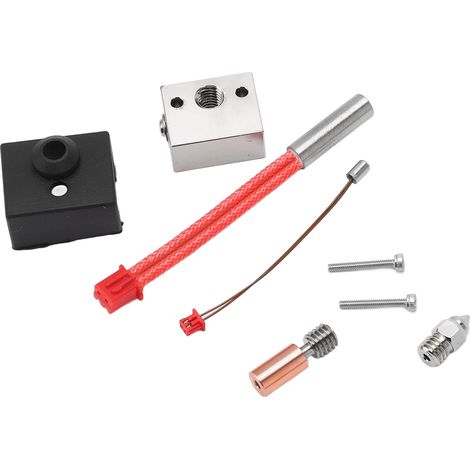 Bimetall-Hotend-Kit 24V 40W 300°C für Ender 3 S1 – Heizblock, Halsrohr, Düse und Kühler, Extruderteile (1/5)