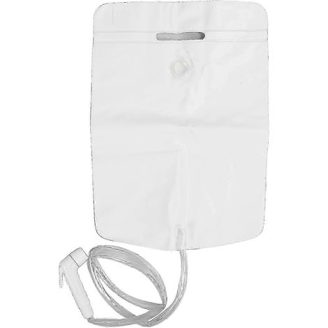 Sac de douche de camping portable avec bassine gonflable pour les soins aux personnes âgées (1/5)