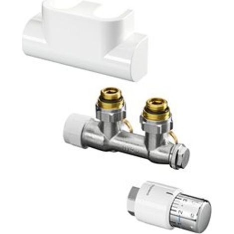 Kit de raccordement pour radiateur de salle de bain, 6 angles, design ES (1/2)