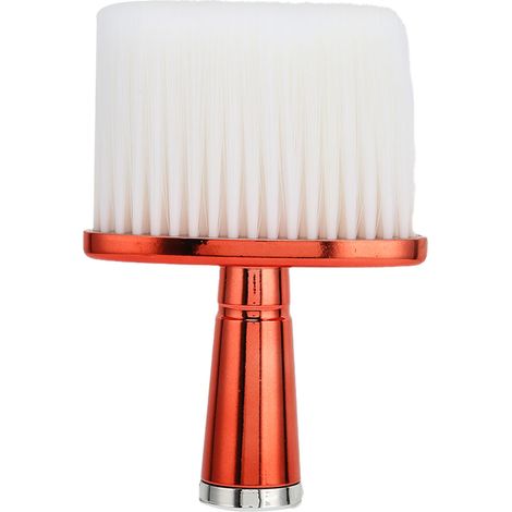 Brosse à poussière de coupe pour barbier, brosse de nettoyage visage et cheveux, rouge, pour salon coiffure, épilation barbe, outil de balayage professionnel (1/5)