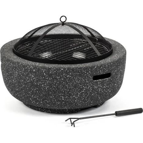 Fieldmann FZG 1030G Feuerstelle 60 cm für Grillen mit Holz