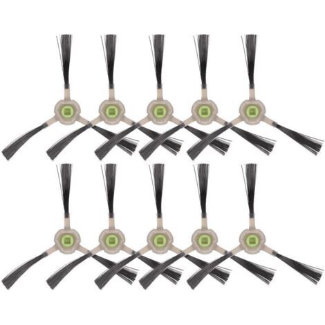 (10 pièces) Brosse latérale pour Lefant M1, M320, M310, M210B M213S M210S M210 M213 OKP K2 K3 K3A K4 K5, kit de brosse latérale pour aspirateur robot, accessoire de brosses latérales de remplacement (1/4)