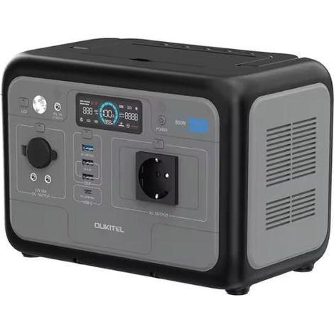 Centrale électrique portable - OUKITEL - P800E - 512Wh - 800W - Charge rapide AC + DC
