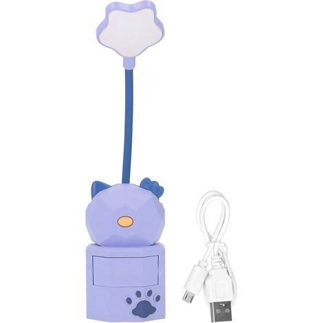 de bureau LED rechargeable par USB lumière chaude design (1/5)