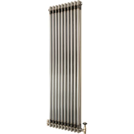 Radiatore 2 Colonne Verticale Metallo Grezzo 1500 x 470 mm TRV