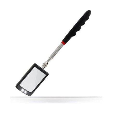 Telescopic mirror kit with retractable LED from 29 to 88 cm (1/5)