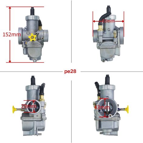 Geeignet für modifizierte Motorradvergaser PE28 und PE30 mit Kupferkolben, NSR, RSZ, DIO und ATV.