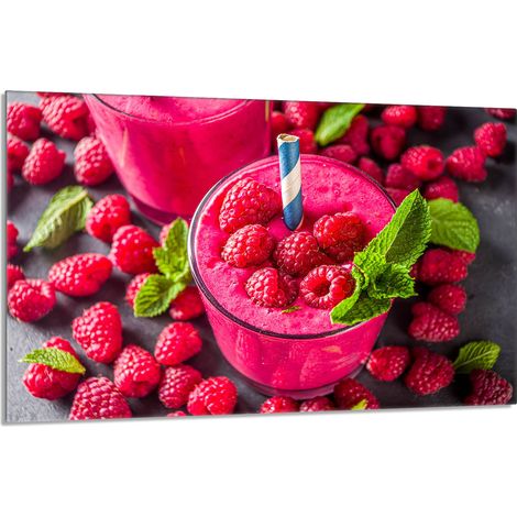 Glasschutzplatte für den Herd 80x52 Himbeeren (1/5)