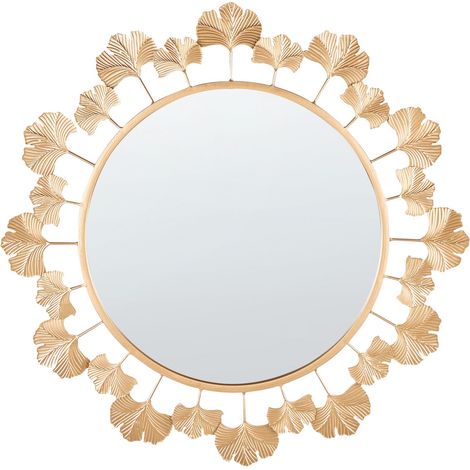 Wandspiegel CODOLET 60 cm 60 cm Metall Gold