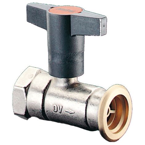 Oventrop Pumpenkugelhahn Optibal P 1078372 ohne Sperrventil, DN32,1 1/4" Innengewinde
