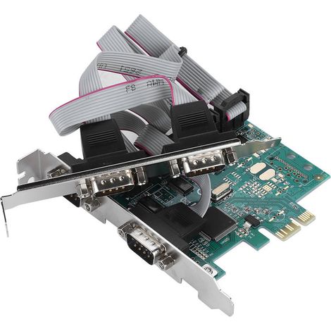 Carte d'extension PCI Express vers 4 ports RS232, adaptateur contrôleur série (1/5)