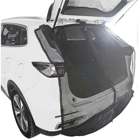 Accessoires de camping en voiture : filet de protection respirant pour voiture, compatible avec la plupart des modèles de monospaces et SUV. Protection solaire, ventilation, fixation magnétique, intim (1/5)