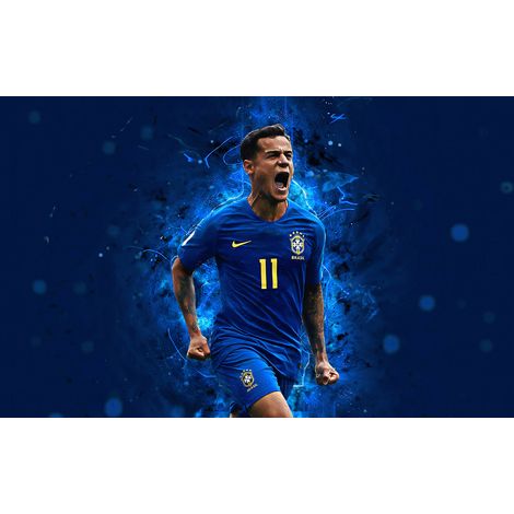 Papier peint panoramique Football - Joueur de Foot - 130 cm x 81 cm (1/2)
