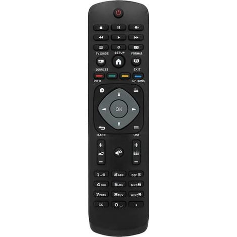 LYERCW - Télécommande universelle sans fil intelligente de remplacement pour téléviseurs LCD Philips Smart Digital (1/5)