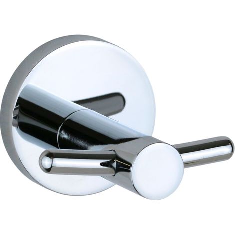 Patère double 90x49 mm I crolla Venezia 16510CR Chromé (1/2)
