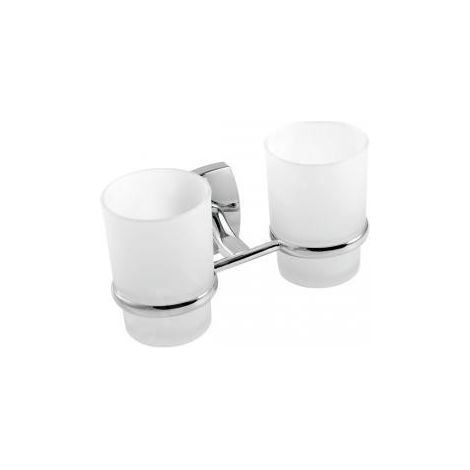 Novaservis Orfeus - Double support pour verres, chrome/verre 6957,0