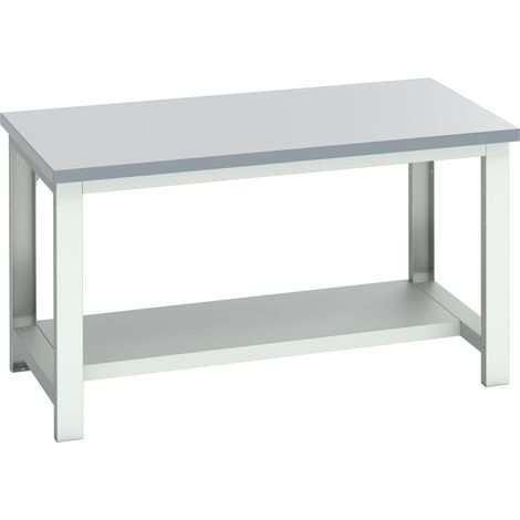 Bott 41004174.16V Cubio Bench with Half Shelf, ESD Laminate Top 1500 x 900mm