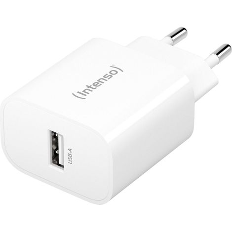 Intenso W5A Chargeur USB 5 W 1x USB-A blanc intérieure (1/5)