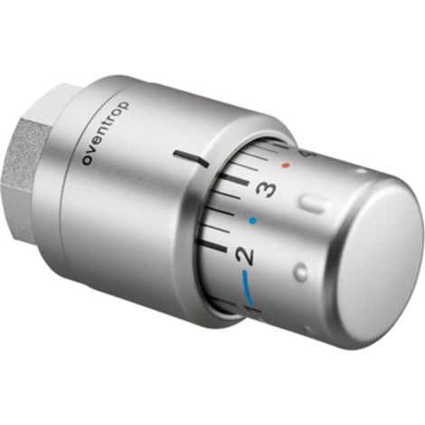 OVENTROP Termostato Uni SH M 30 x 1,5, 7-28 C, 0  1-5, sensor de líquido, diseño de acero inoxidable, 1012085