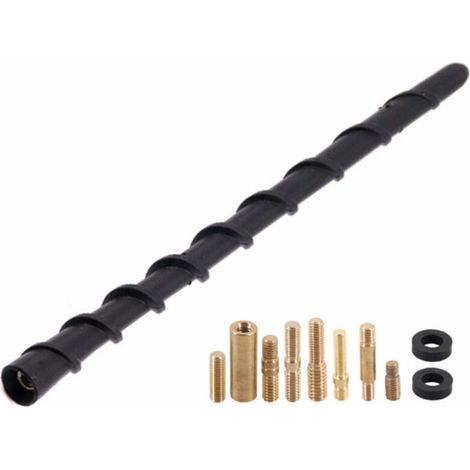 Antenna universale corta per auto da 176 cm, antenna FM DAB per auto, antenna radio per auto, antenna da tetto per una ricezione AM/FM ottimale con vite di super compatibilità (1/5)