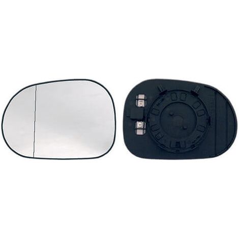 Verre de rétroviseur gauche bleu chauffant asphérique Mercedes ML (W163) phase 1 1998-2001