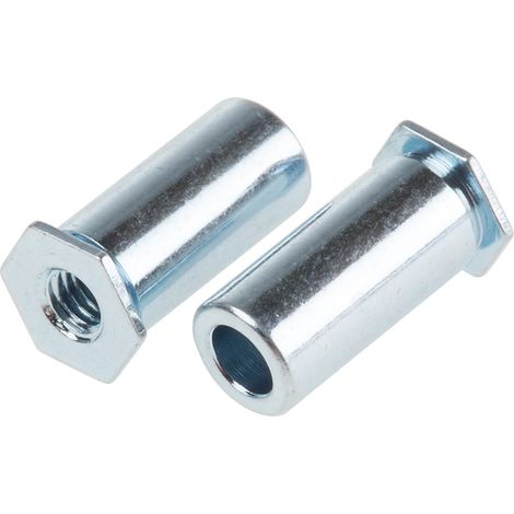 Entretoise auto-sertissable RS PRO Acier Zingué, M3 ( Prix pour Sachet de 50 )