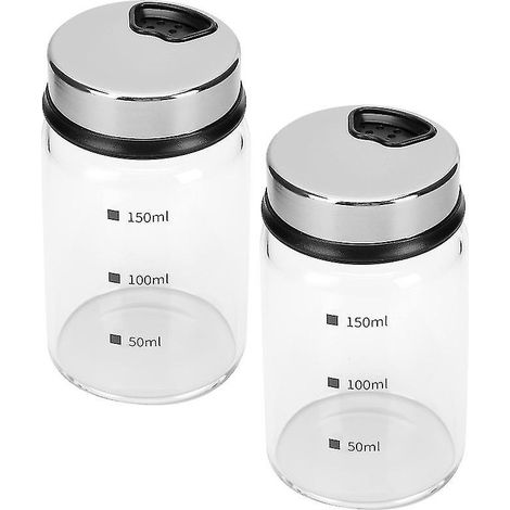 2 pots à sel transparents (1/3)