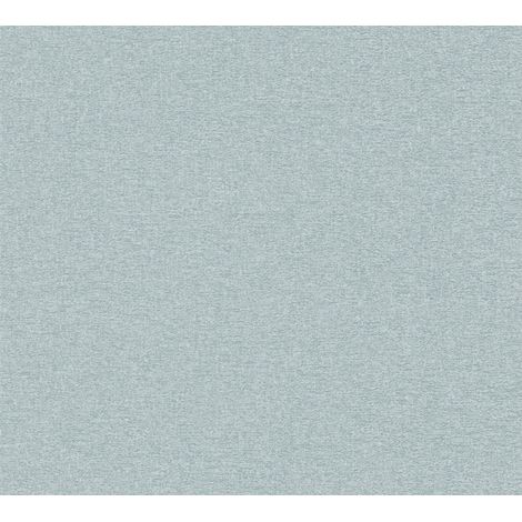 Papier peint monochrome bleu texturé Tapisserie unie effet métallique style minimaliste Papier peint intissé idéal pour salon (1/4)