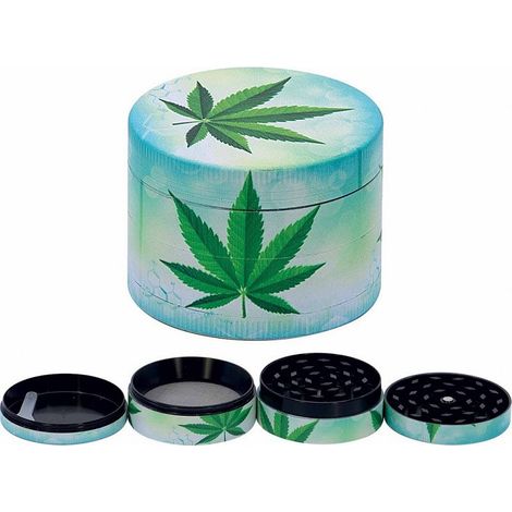 Smerigliatrice in metallo Amsterdam Leaf 4 pezzi 5 cm