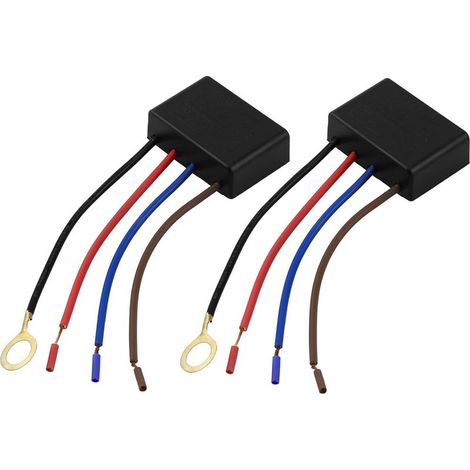 Set di 2 interruttori touch per lampade da tavolo, interruttore dimmer a sensore touch a 4 vie, interruttori touch per lampade da tavolo, modulo di controllo touch per lampadine (1/5)