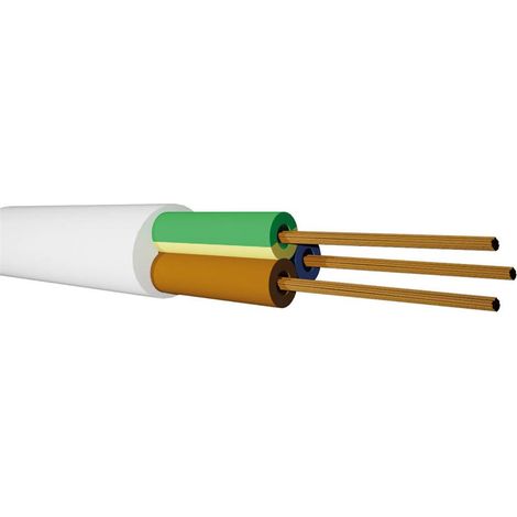 Rolle 100 m Schlauch (3 x 2,5 mm), weiß