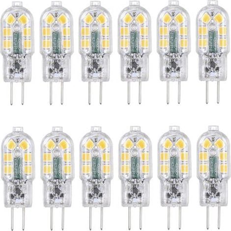 Ampoules LED Tomshine G4 (paquet de 12, lumière blanc chaud) (1/5)