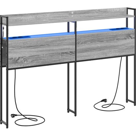 Maison Exclusive - Testata contenitore Grigio sonoma Legno multistrato