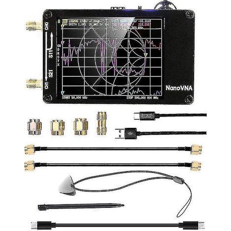 Nouvel analyseur d'antennes réseau vectorielles Nanovna-h 2026 : testeur de spectre à fente MF-HF-VHF-UHF (10 kHz-1,5 GHz). (1/5)