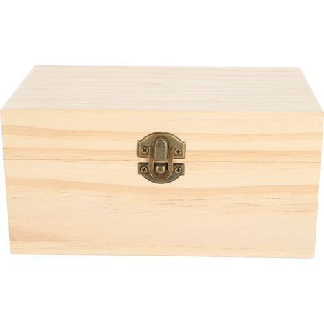 Boîte de rangement en bois de pin pour 15 flacons d'huiles essentielles, coffret de protection anti-UV pour salon ou maison (1/5)