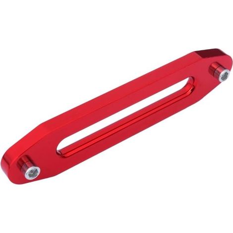 Corde de remorquage 10 Pouces en Aluminium Rouge Guide Corde, 12000 Livres Winch Guide de Corde, VTT Convient for 4x4 Cordes Hors Route.Guide de Corde (1/2)