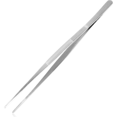 Pince Cuisine Inox, 30 CM Antidérapantes Longue Pince Alimentaire (1/5)