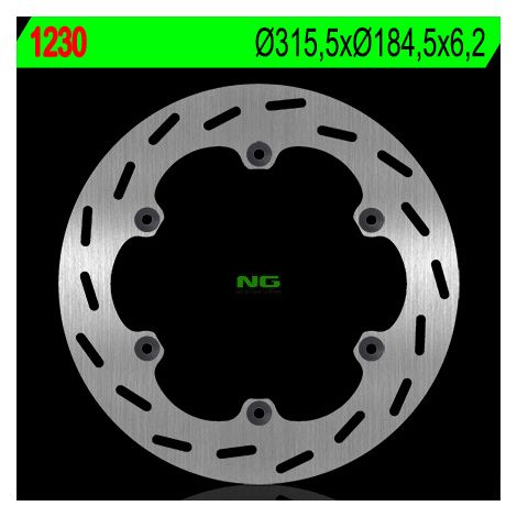 Disco de freno trasero Honda ST 1100/ST 1300/CTX 1300/GL 1500 315x6,2 mm