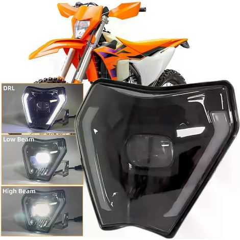 Motocross-LED-Scheinwerfer für KTM 150 250 300 450 500 EXC EXC-F SIX DAYS HARDENDURO LED-Scheinwerfer & Tagfahrlicht Zubehör (1/4)