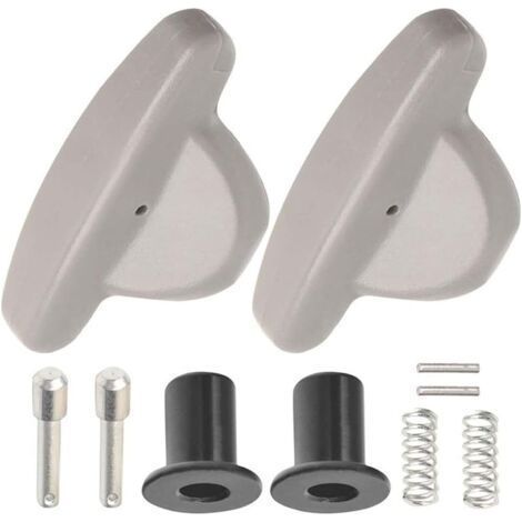 2 - Kit Réglage Hauteur Poignée - Accessoire Tondeuse - Compatible Honda HRR216K6 HRX217K2 - Remplacement 06530-Vl0-315ZA - Plastique Robuste - Usage Résidentiel Et Commercial - Noir (1/4)