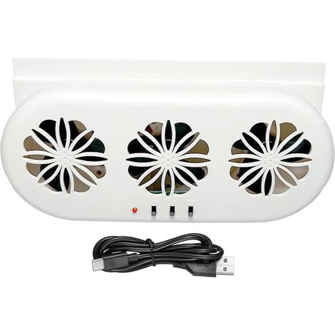 Ventilateur d'extraction pour voiture, de ventilation solaire (1/5)