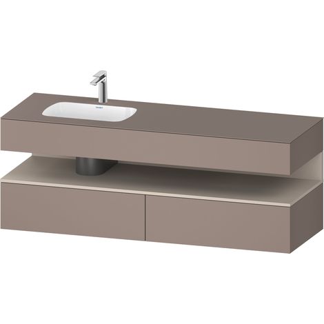 Duravit Collection One lavabo empotrado con base de lavabo (1/2)