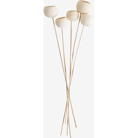 Sklum – Lot de 5 branches séchées décoratives Aegle – Finition naturelle – Longueur 60 cm – Pour décoration intérieure moderne