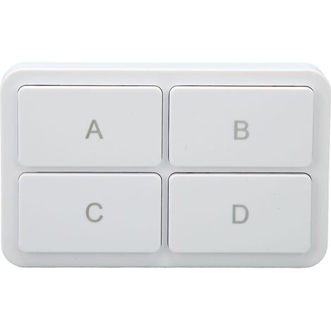 Interrupteur à bouton intelligent avec application de contrôle à distance. Nécessite un hub ZigBee Tuya pour appareils électroménagers (4 boutons). (1/5)