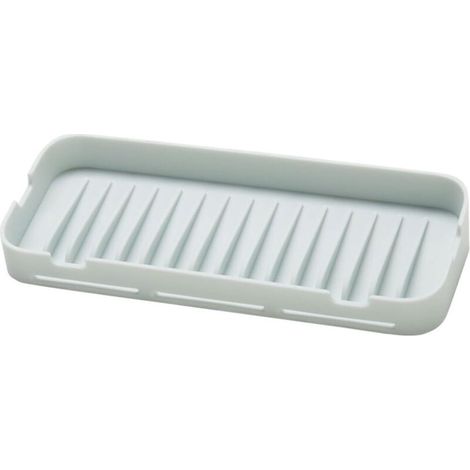 Badezimmer Seifenhalter mit Drainage, Seifenbehälter, Seifenablage, Badutensil, drainierbares Geschirr für Pad (1/5)