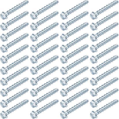 Betonschrauben M6 50mm Sechskantkopf Verzinkt Scheibe 40 40-M6x50mm (1/5)