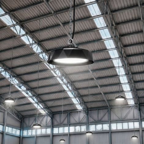 Campana LED Industrial UFO HBM Evo 200 lm/W Regulable DALI/Push 6000K 90º Blanco Frío 100 W (1/5)